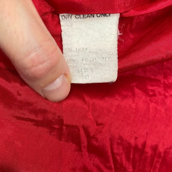 1960s Vintage Red Proglogue Jacket - Picture 7 of 9